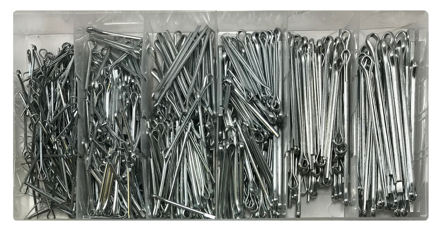 555 Piece Cotter Pin Clip Key Fitting Assortment Tool Set Kit
