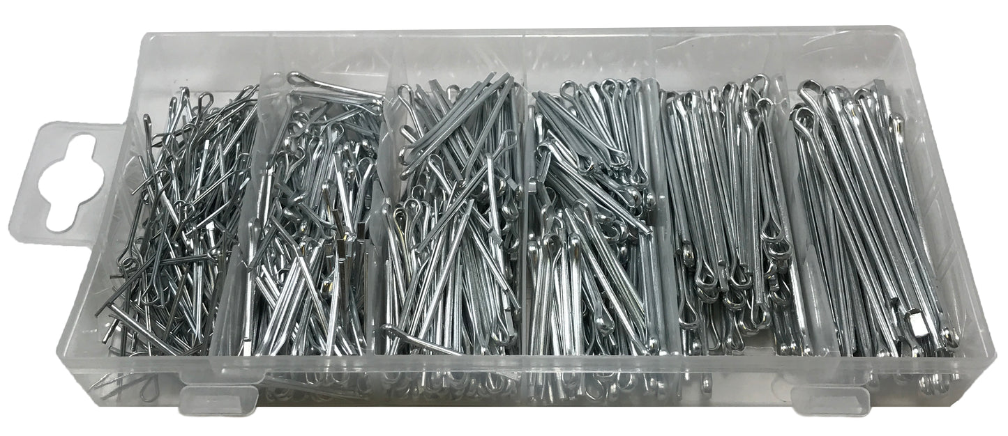 555 Piece Cotter Pin Clip Key Fitting Assortment Tool Set Kit