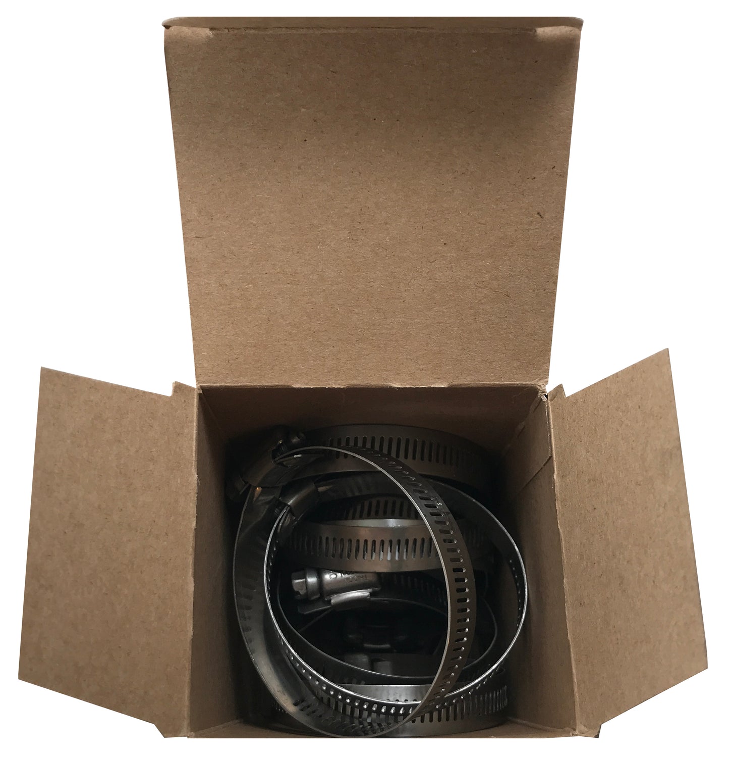 Box of 10 SAE #40 Stainless Steel 2" to 3" Worm Gear Hose Clamp 9/16" Band
