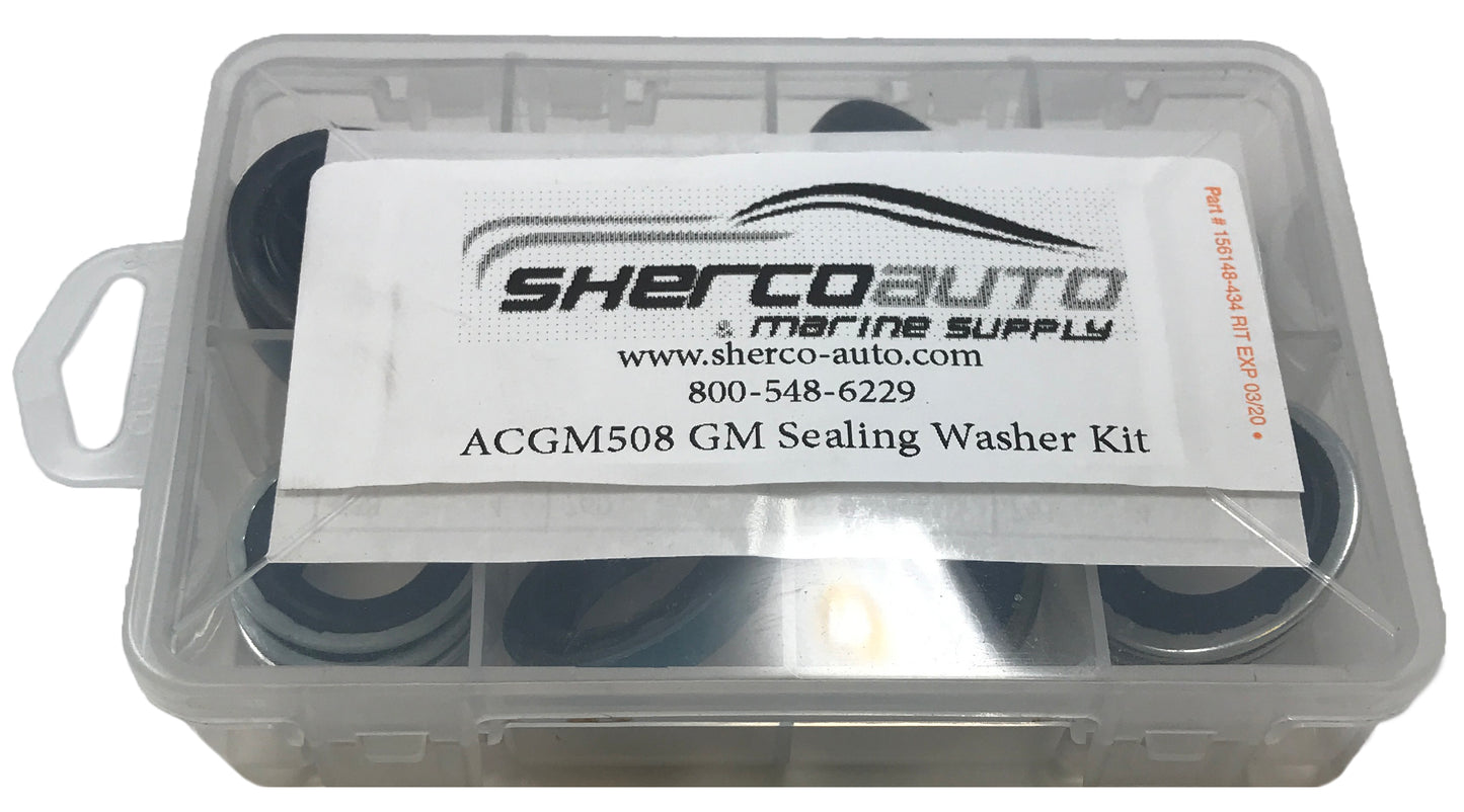 24 Piece A/C GM Sealing Washer Assortment Kit
