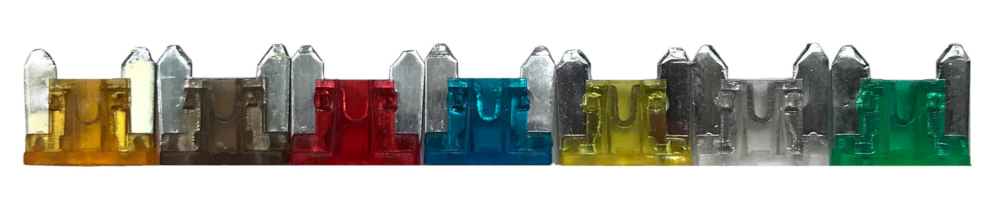 120 Piece ATLM Low Profile Mini Fuse Assortment Kit