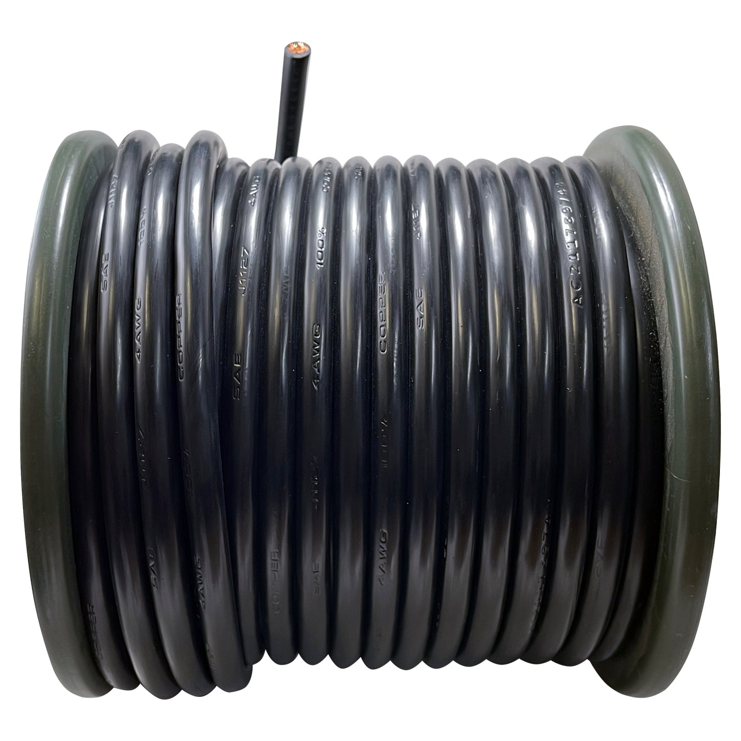 4 AWG Battery Cable - Automotive Copper Wire - 25 ft to 100 ft