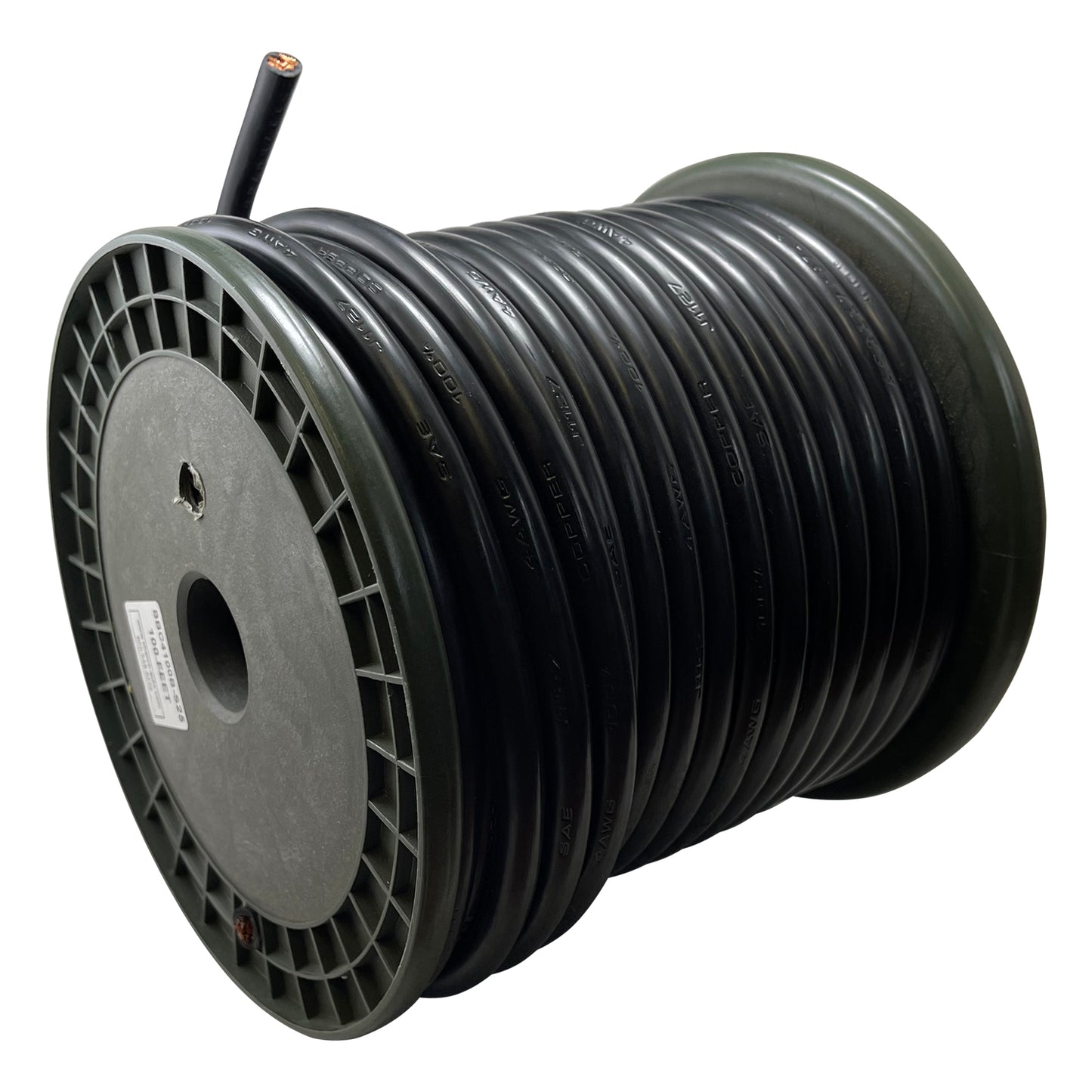 4 AWG Battery Cable - Automotive Copper Wire - 25 ft to 100 ft