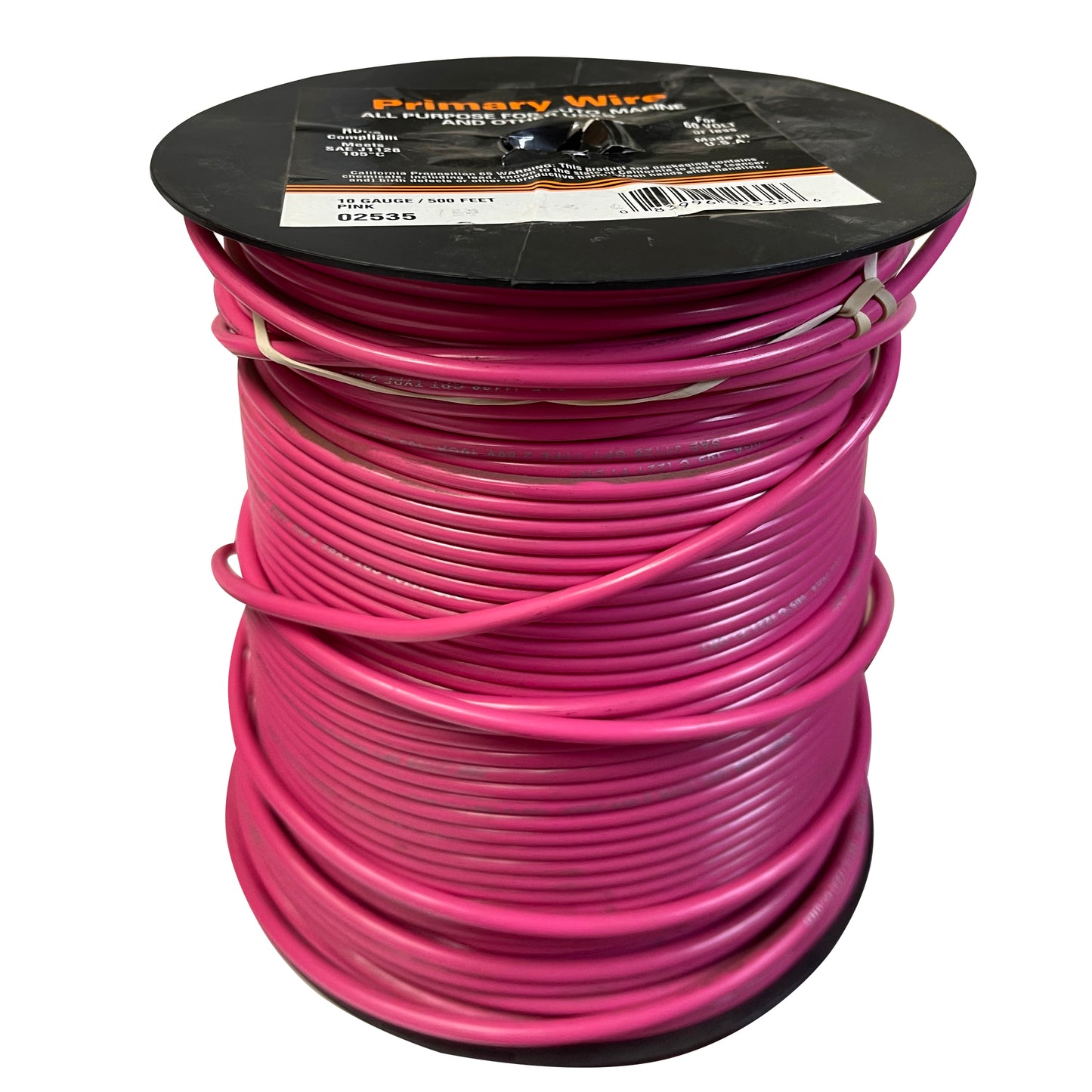 10 Gauge Pink Primary Wire - 500 FT