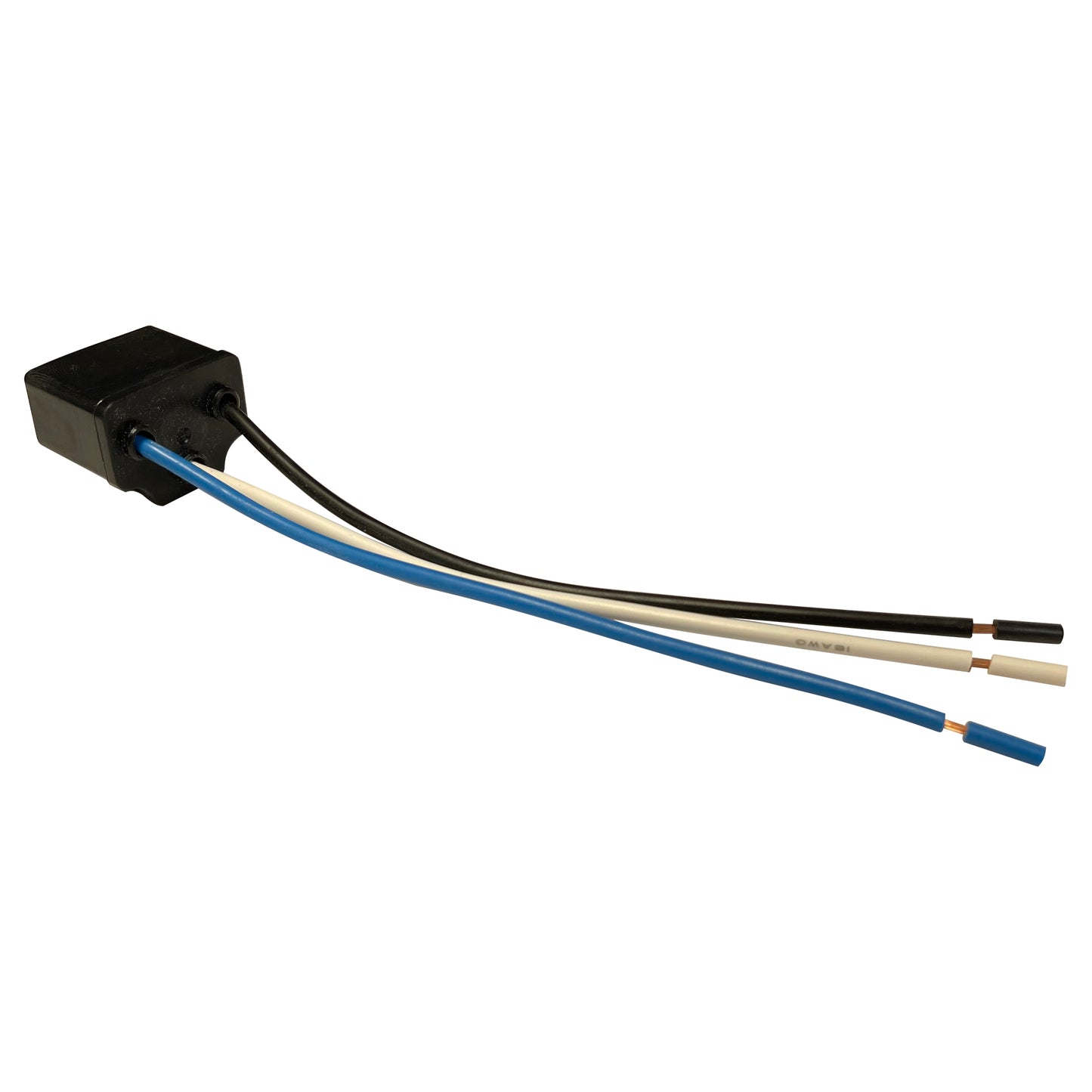 HD Headlamp Replacement Socket Plug Pigtail Harness Fits 9003 H4 Low Beam Bulb - 3 Wire