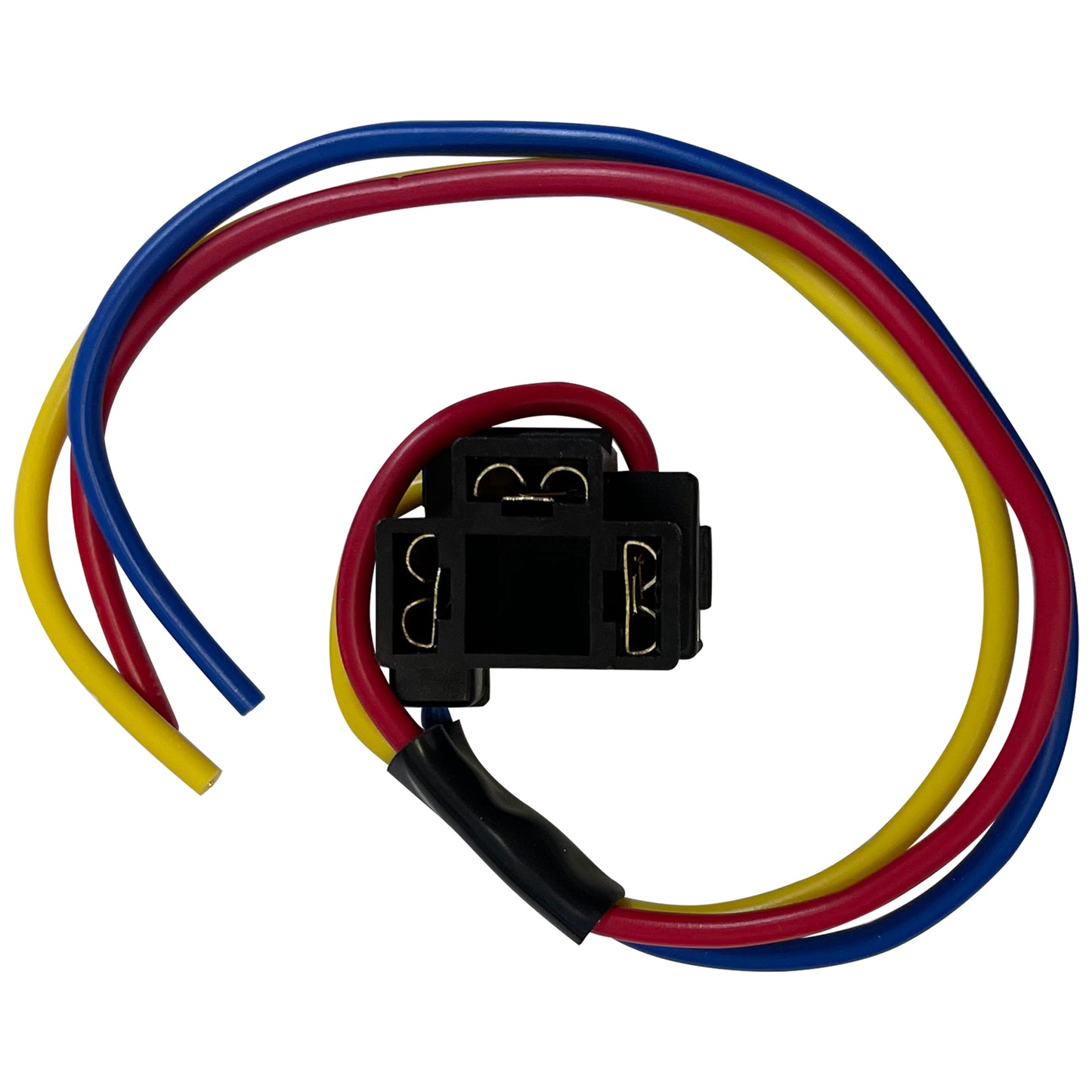 Headlamp Replacement Socket Plug Pigtail Harness Fits 9003 H4 Low Beam Bulb - 3 Wire