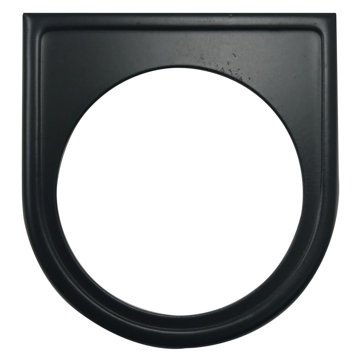 Universal Metal Black Under Dash Single Gauge Mounting Panel 2-1/16 Inch