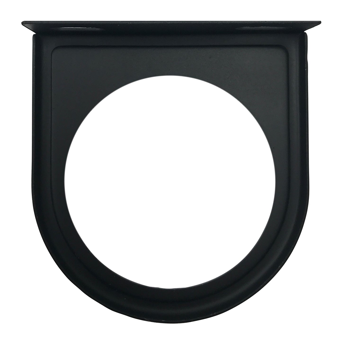 Universal Metal Black Under Dash Single Gauge Mounting Panel 2-1/16 Inch