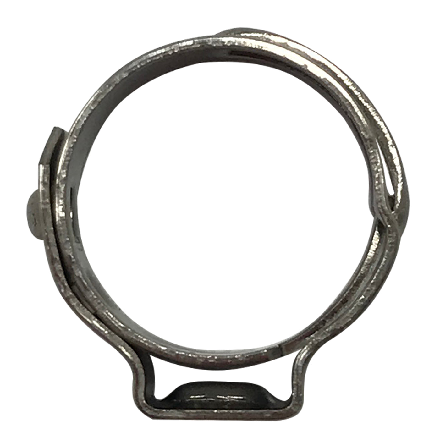 Open Single Ear Pinch Crimp Hose Clamp 7/16" (.378" - 7/16") 9.6 - 11.1 mm - 10 Pack
