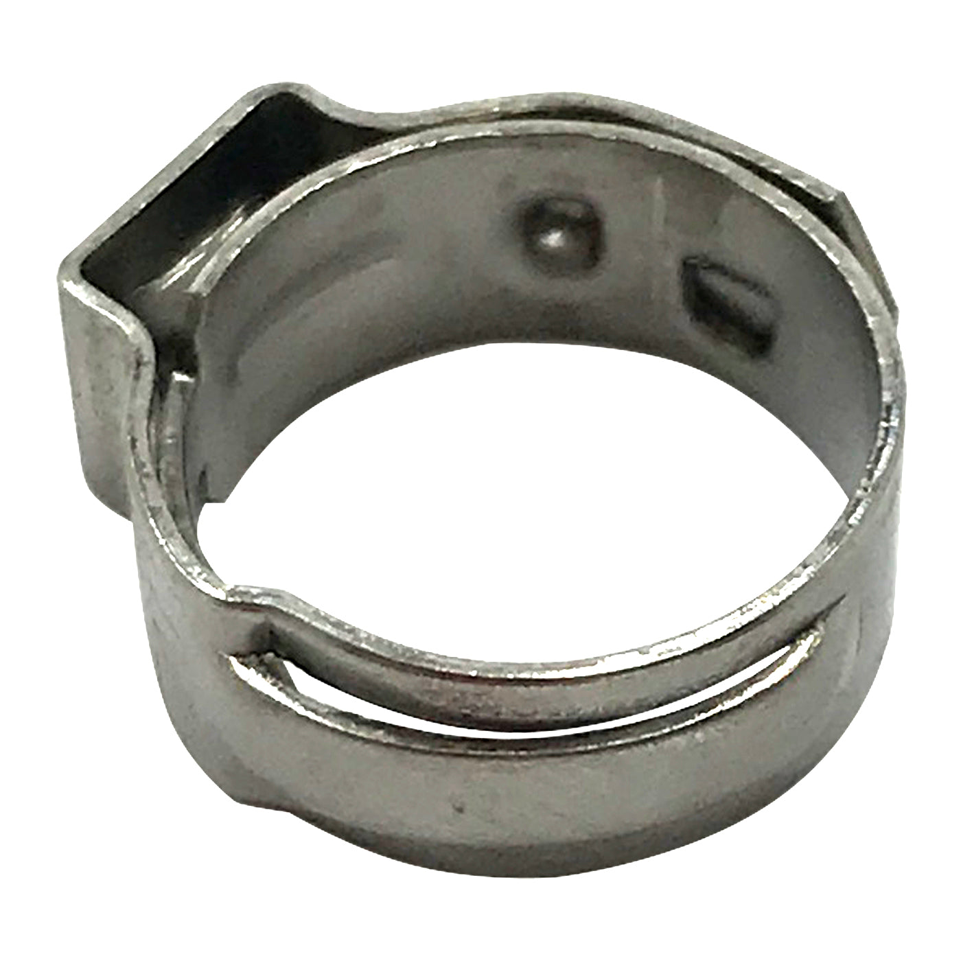 Open Single Ear Pinch Crimp Hose Clamp 7/16" (.378" - 7/16") 9.6 - 11.1 mm - 10 Pack