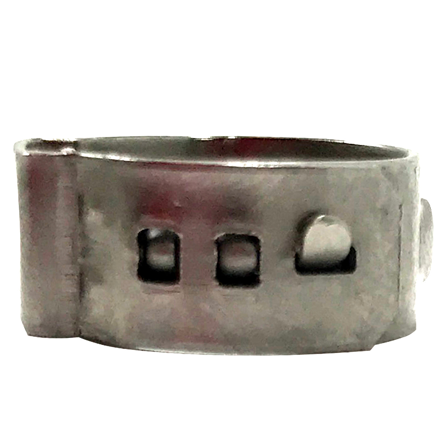 Open Single Ear Pinch Crimp Hose Clamp 1/2" (.425" - 1/2") 10.8 - 12.7 mm - 10 Pack