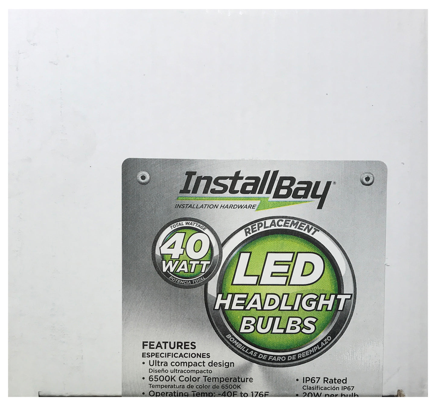 Set of LED Replacement Headlight Bulbs - H4 Dual Beam