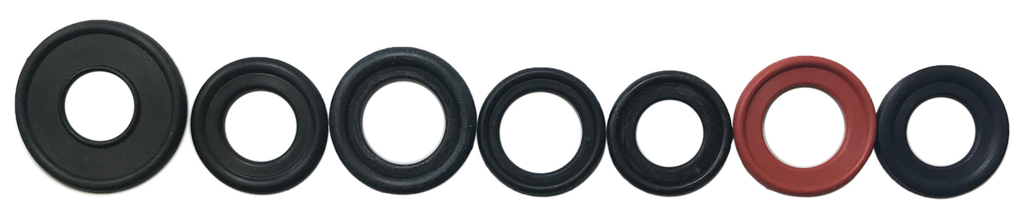 55 Piece Rubber Insert Oil Drain Plug Gasket Assortment Kit