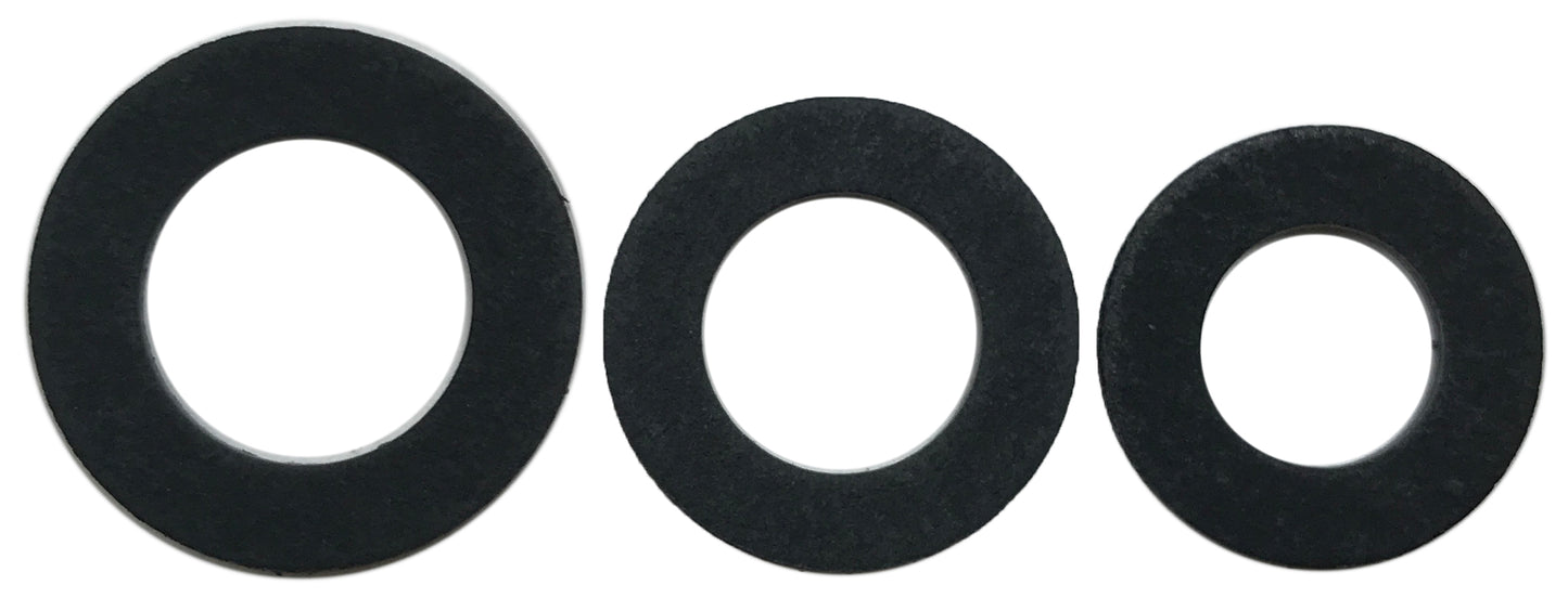 100 Piece Fiber Oil Drain Plug Gasket Assortment Kit