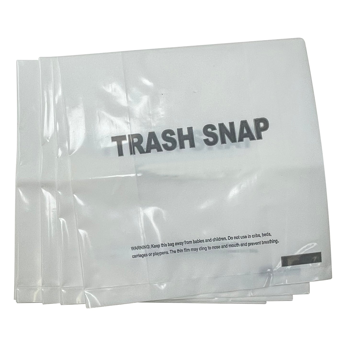 Trash Here Logo - Trash Snap Bag Holding Clip - Includes 2 Holders & 4 Bags