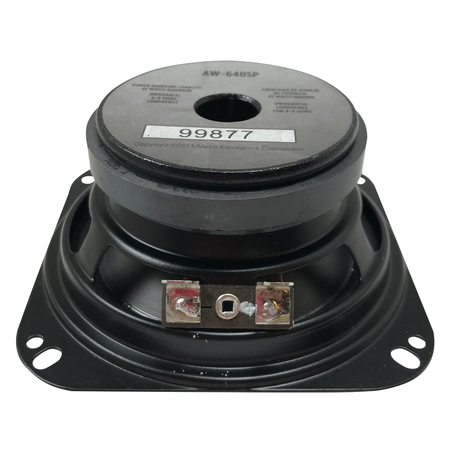 Raptor 4" OEM Replacement Dual Cone Speaker 2-Way 45 Watts 4-8 OHMS Car Audio