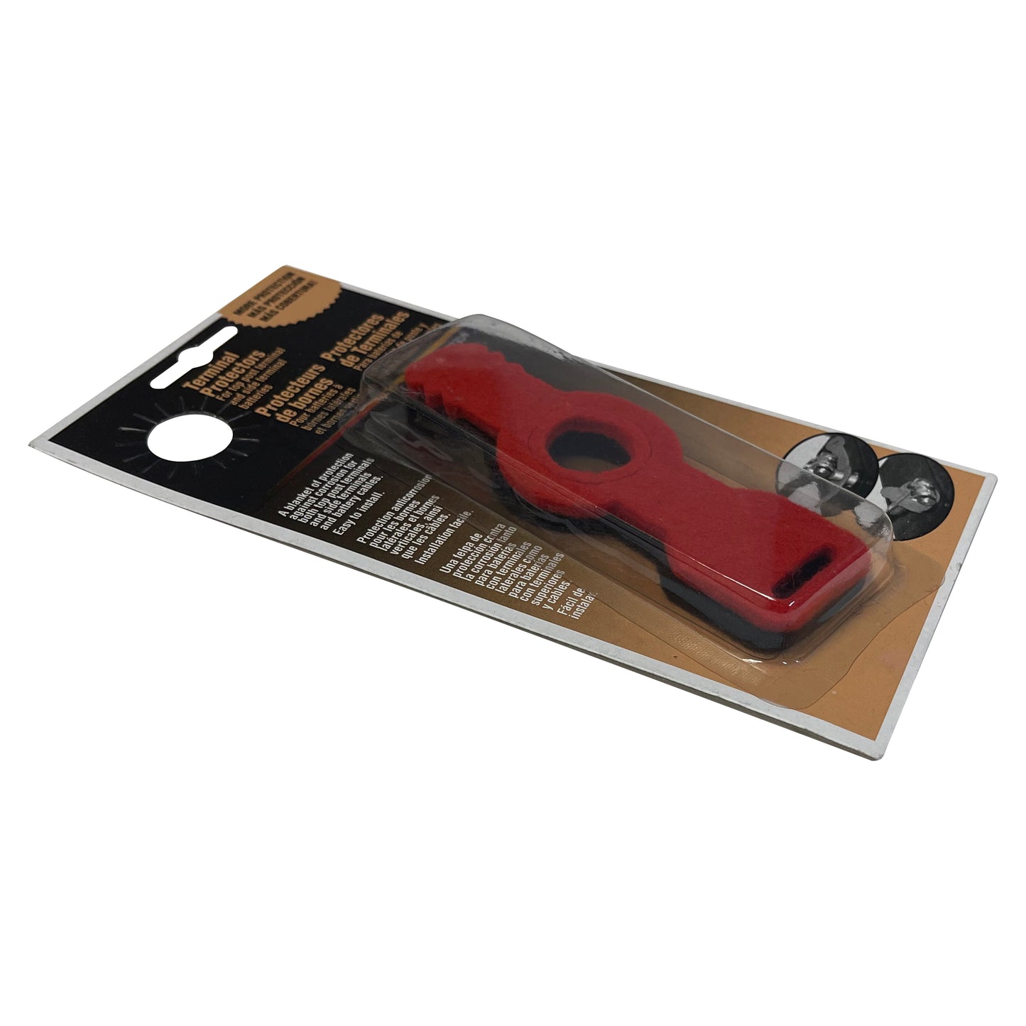 Black & Red Premium Combo Top / Side Post Terminal Protector