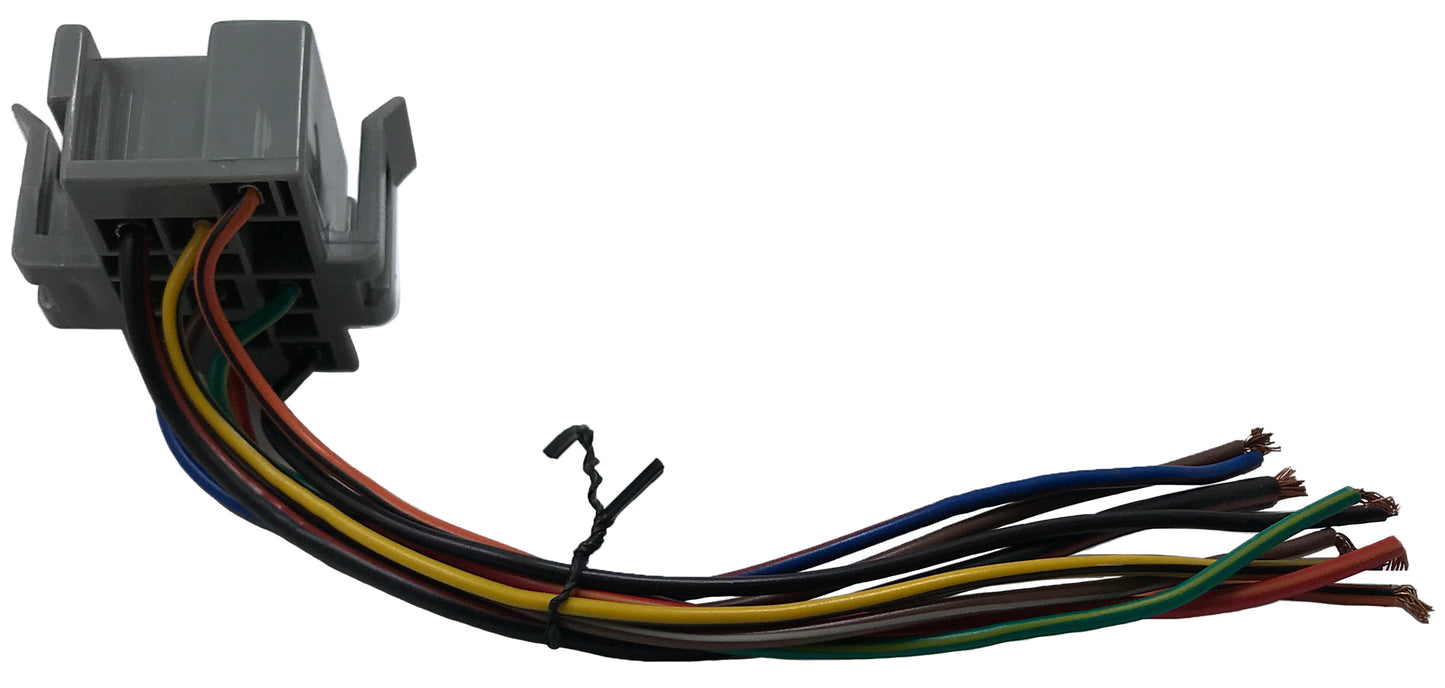 (2) Dimmer & Headlight Switch Connector Socket Standard S607 Pigtail Harness