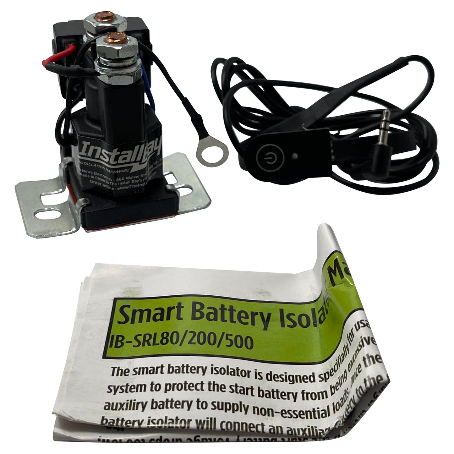 Smart Heavy Duty Battery Isolator Solenoid & Relay - 80 Amp