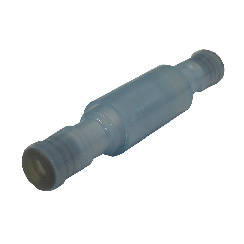 Waterproof Nylon Fully Insulated Blue Male Connector 14 Gauge .157 Bullet - 25 Pack