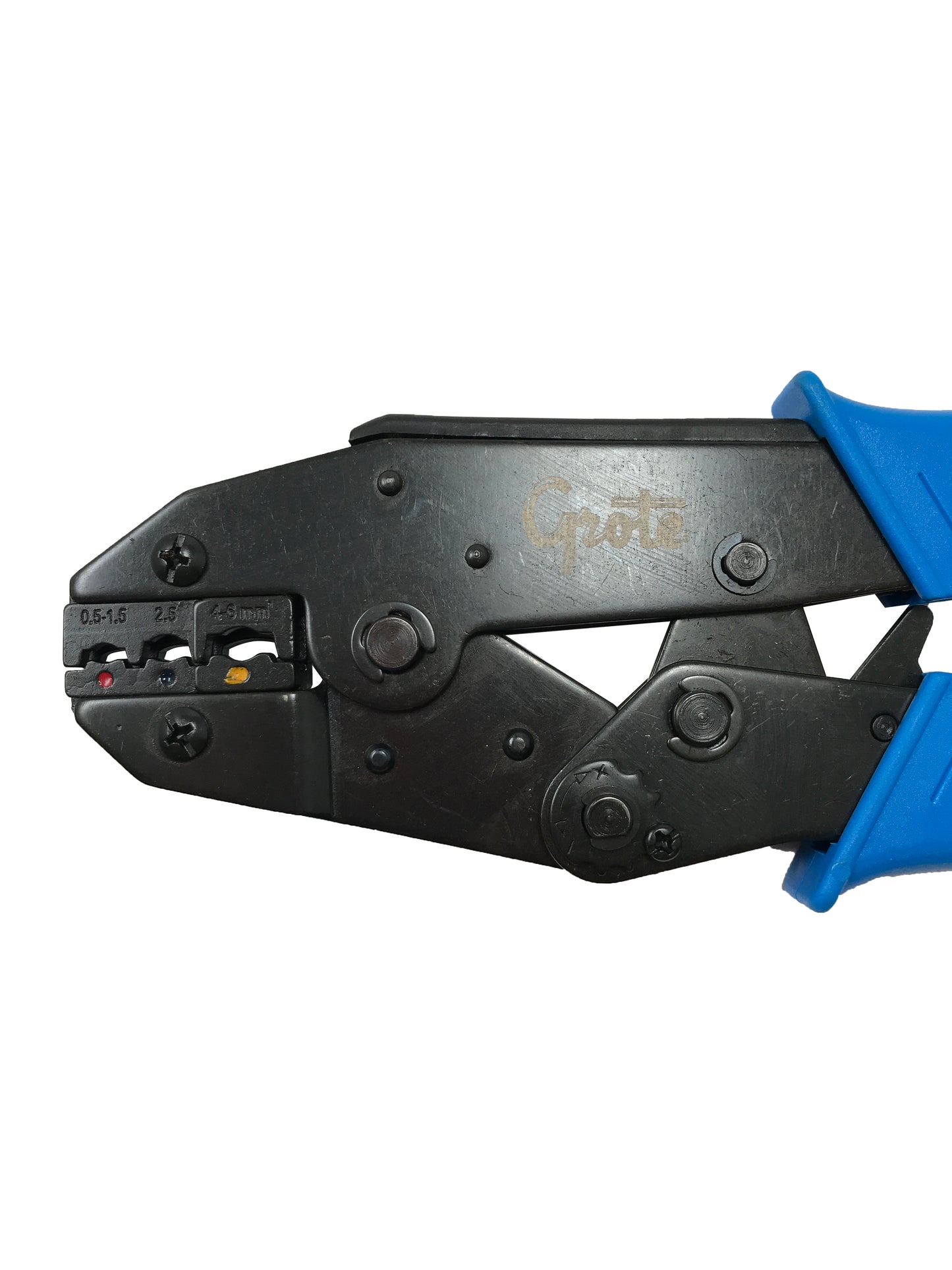Grote Heavy Duty Ratcheting Crimper Tool for 22-10 Gauge Insulated Nylon & Vinyl PVC Terminals