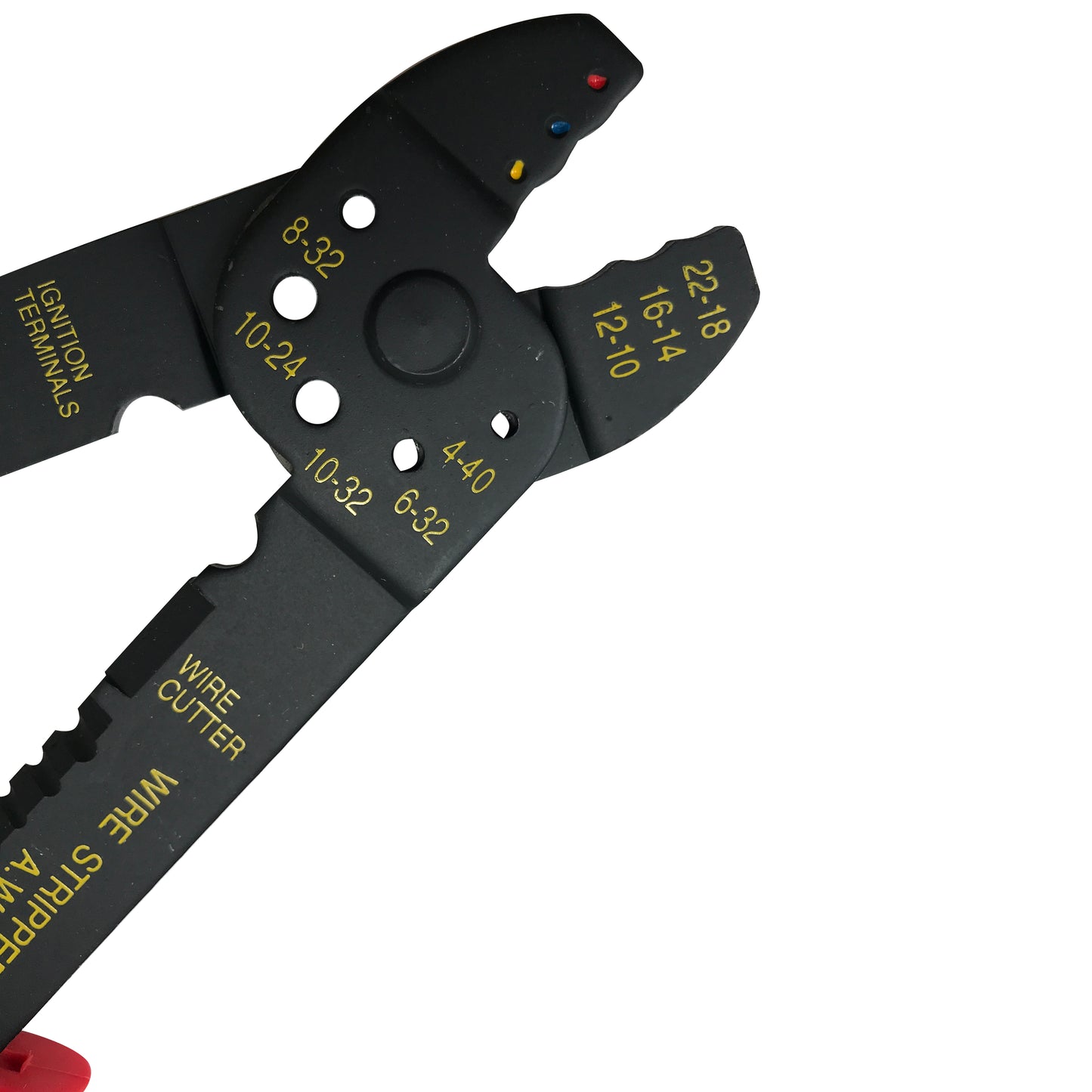 8" Wire Stripper Cutter & Crimper Tool 22-10 AWG for Non & Insulated Terminals