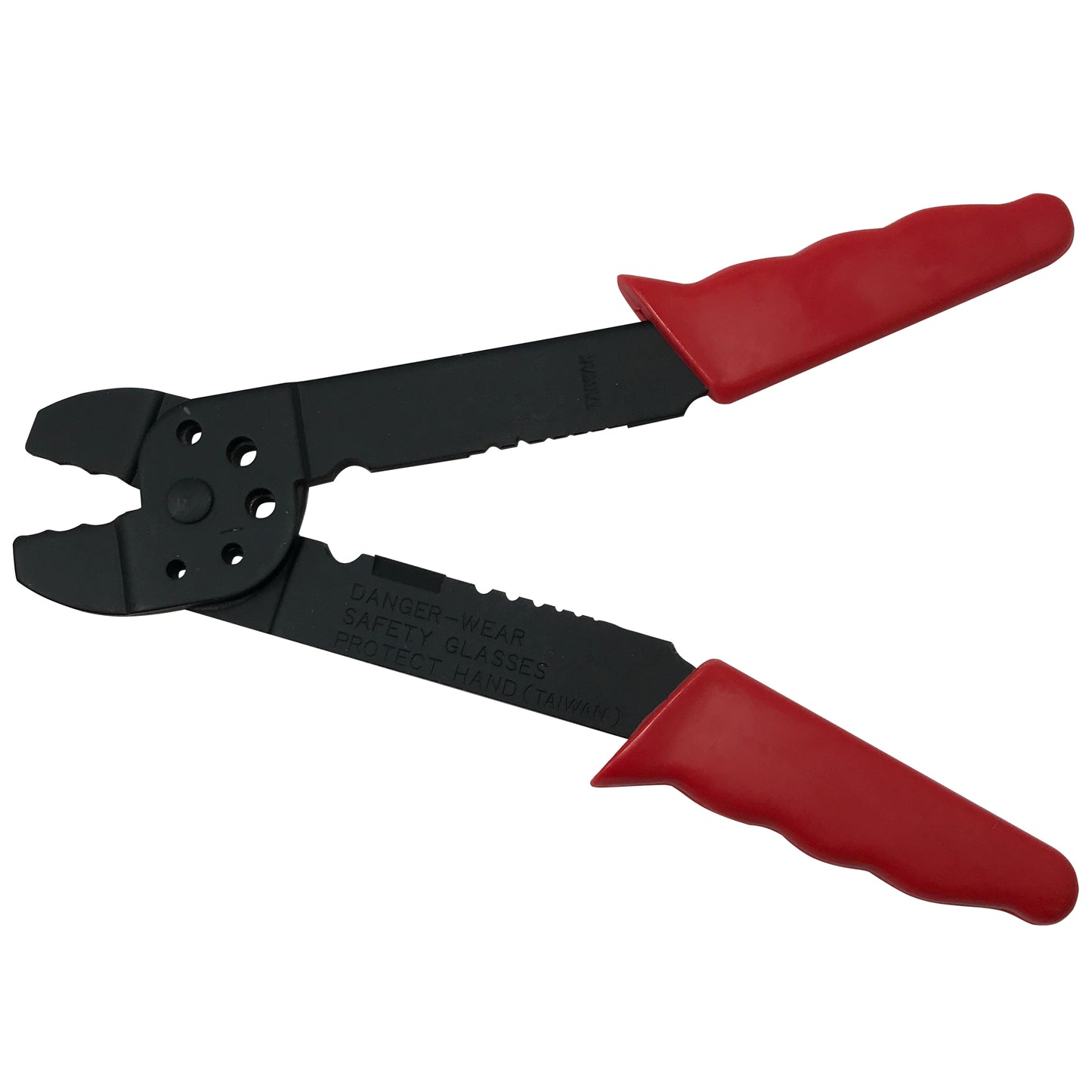 8" Wire Stripper Cutter & Crimper Tool 22-10 AWG for Non & Insulated Terminals