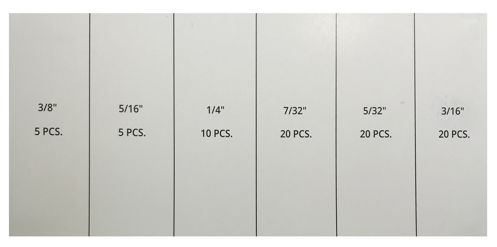 80 Piece Rubber Vacuum Cap Assortment Kit