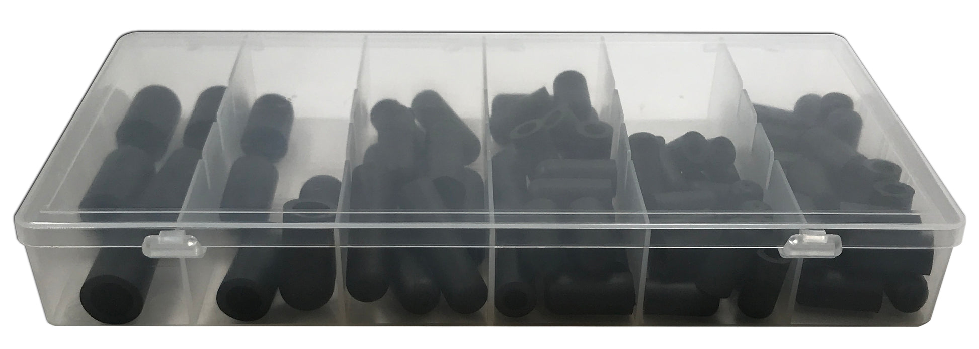 80 Piece Rubber Vacuum Cap Assortment Kit