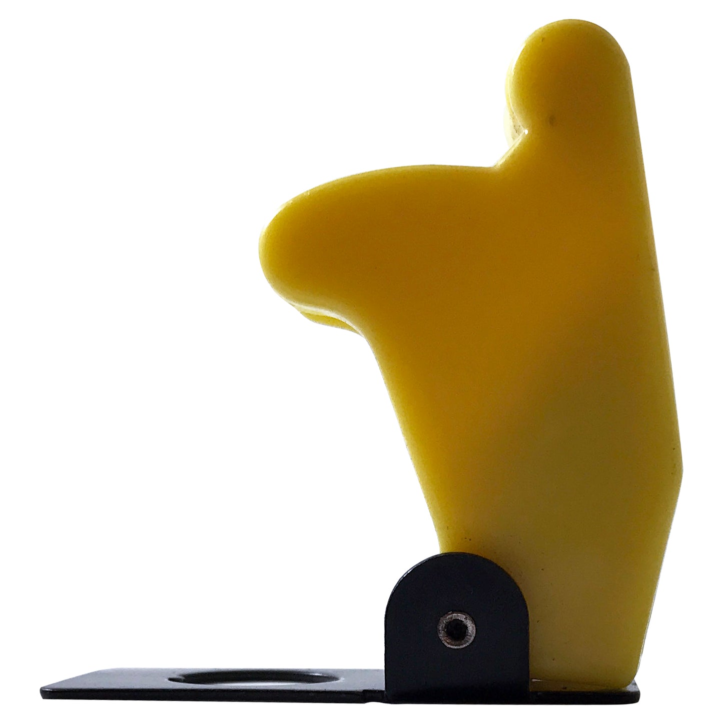 Yellow Flip Up Toggle Switch Guard Safety Cover - Aircraft Style