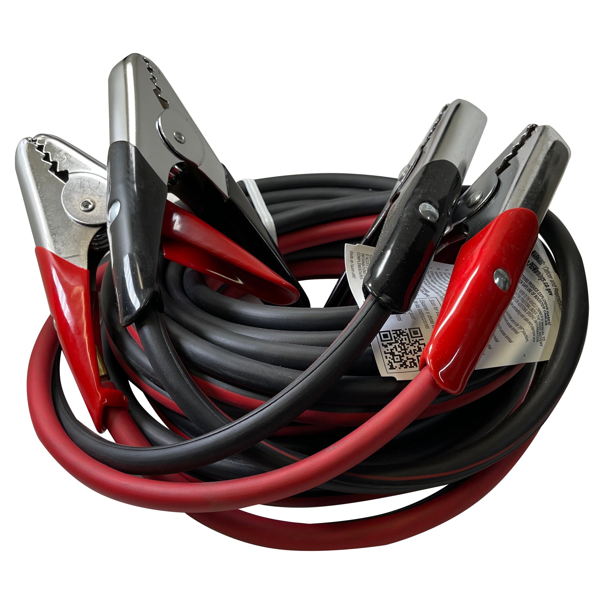 Deka 2 Gauge x 20 FT Copper Booster Jumper Cables Clamp Car Battery & Case USA