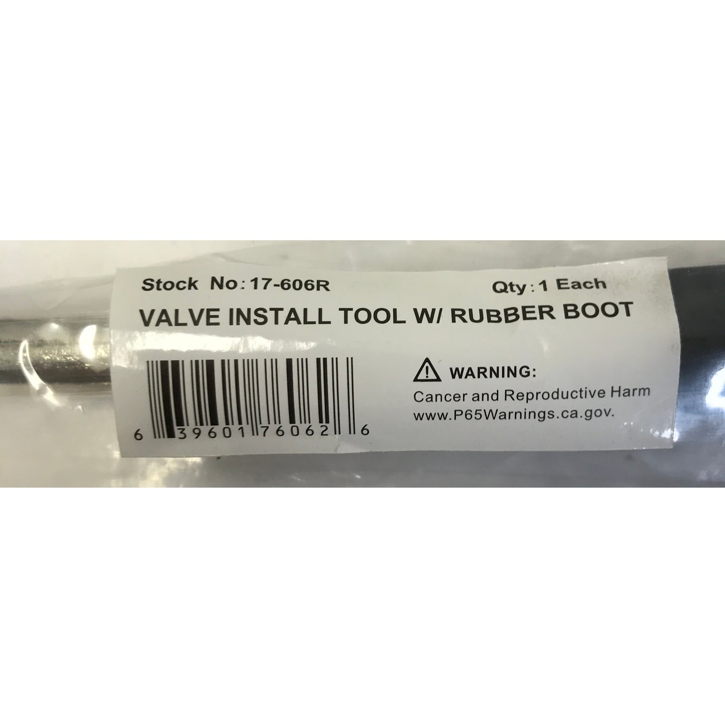Angled Head Steel Tire Valve Stem Core Puller With Rubber Block Repair Tool