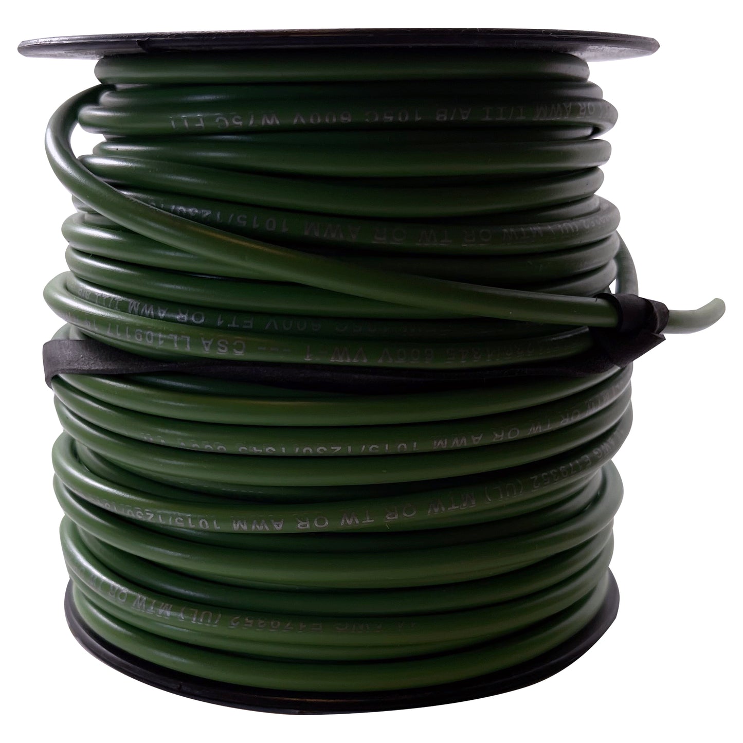 Deka Green 14 Gauge AWG Primary Copper 600V Machine Tool Wire - 100 FT Spool USA Made