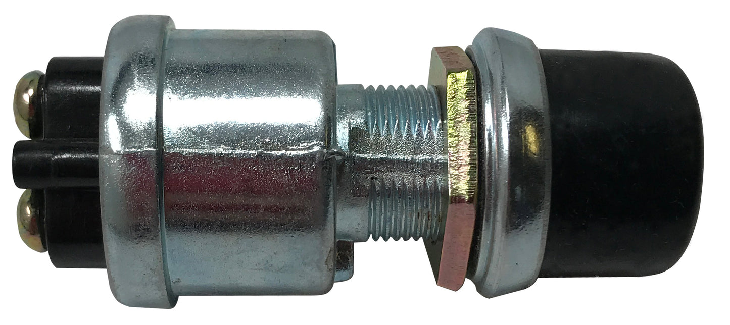 Die Cast Solenoid / Ignition Starter Momentary Push On Button Switch - 12V 10A