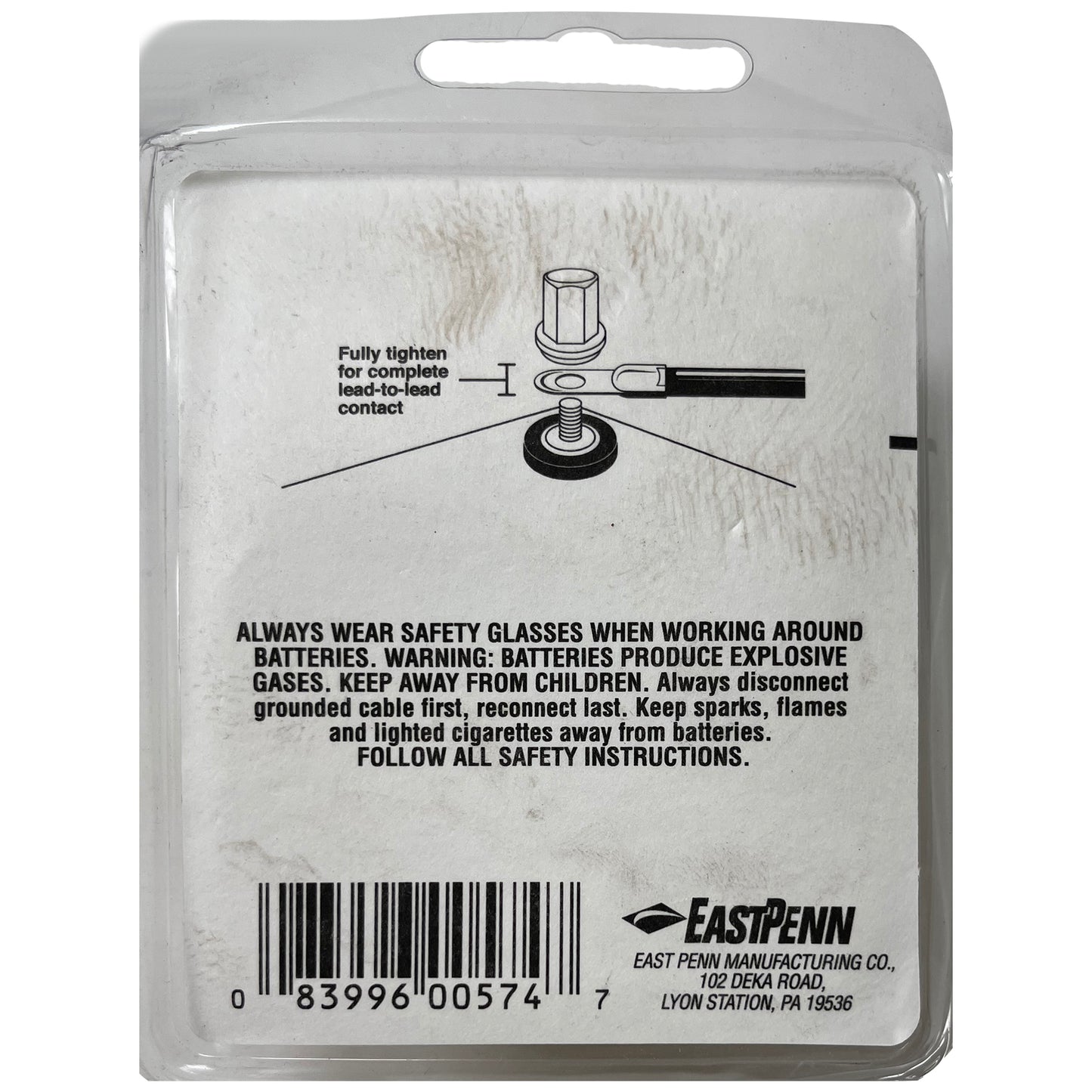 Group 31 Stud Type Battery Terminal Nut 3/8" -16 With 9/16" Hex Head