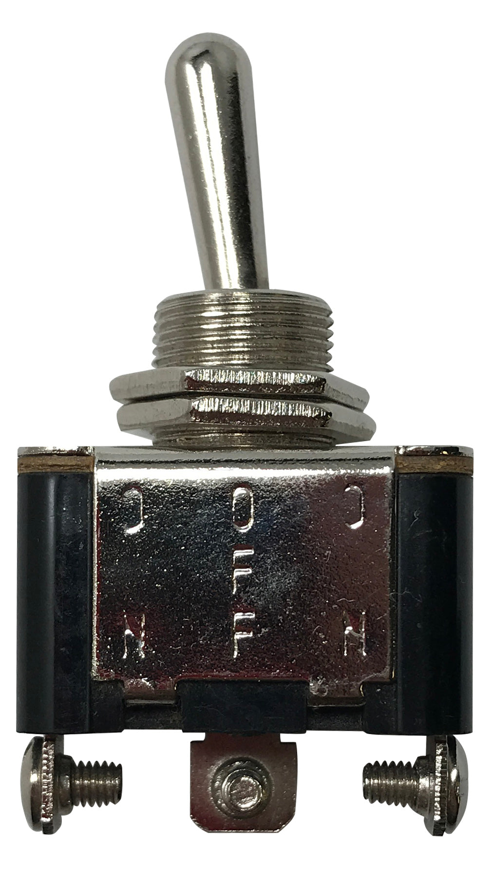 Heavy Duty Flash/Off/Flash Metal Toggle Switch Momentary ON / OFF / MOM ON - 25 Amp @ 12 Volt