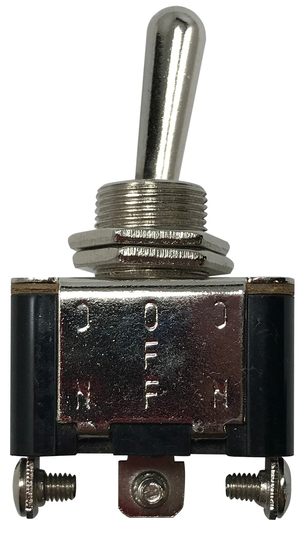 Heavy Duty Flash/Off/Flash Metal Toggle Switch Momentary ON / OFF / MOM ON - 25 Amp @ 12 Volt