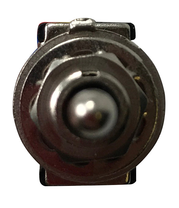 Mini Metal Toggle Switch ON-OFF-ON - 3 Amps @ 250 Volt SPDT W/ 6 Inch Leads