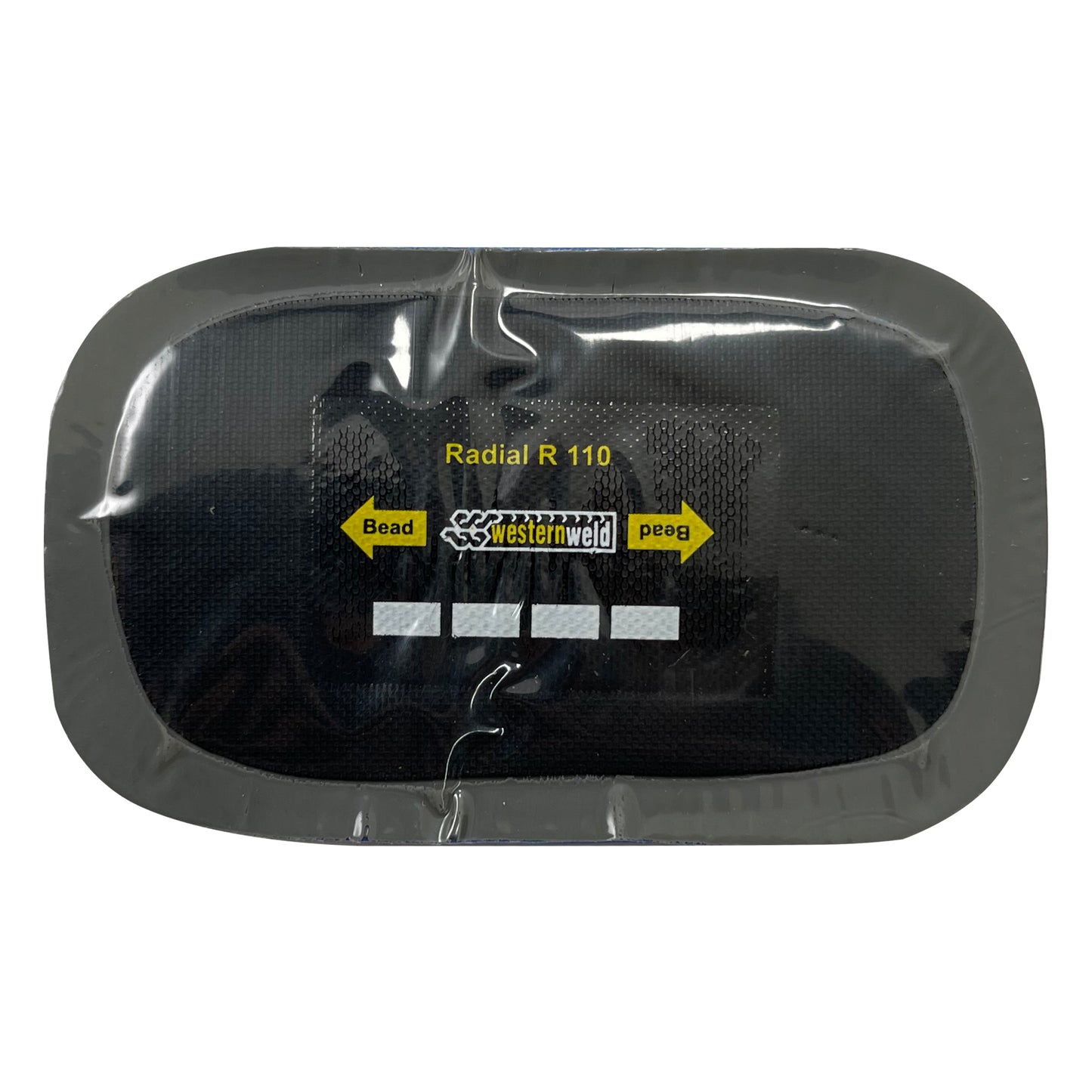 (100) Rectangle 1-3/4" x 3 in Grey Gum Rubber Radial Tire Repair Patch USA