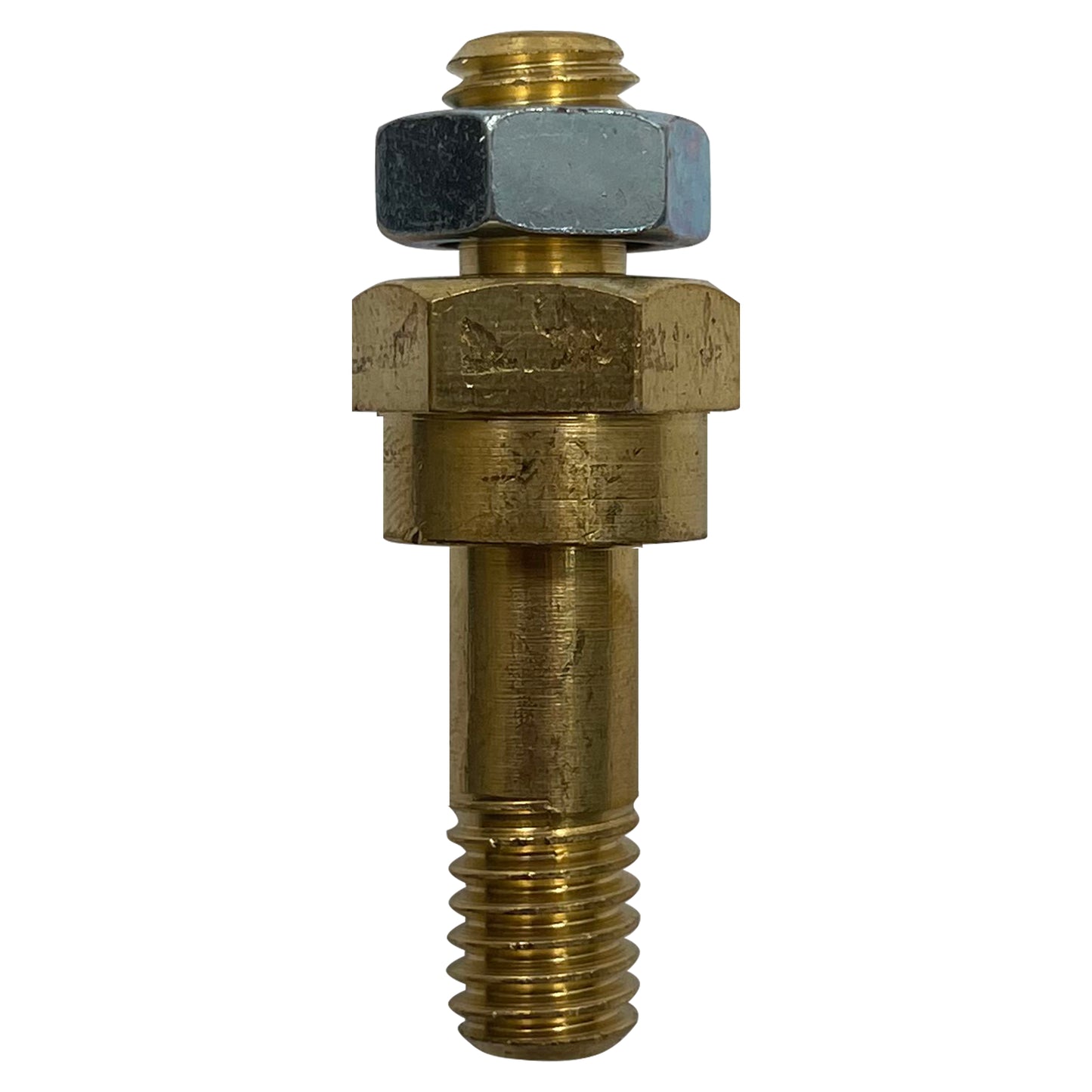 Brass Side Mount Battery Bolt Extender for Dual Cable Connection