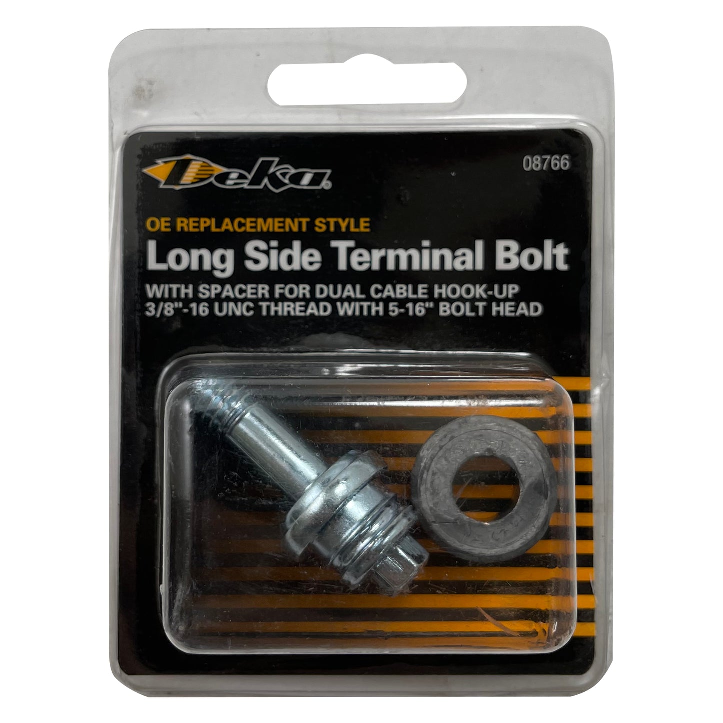 OEM Long Side Battery Terminal Bolt & Spacer for Dual Cable Hook Up