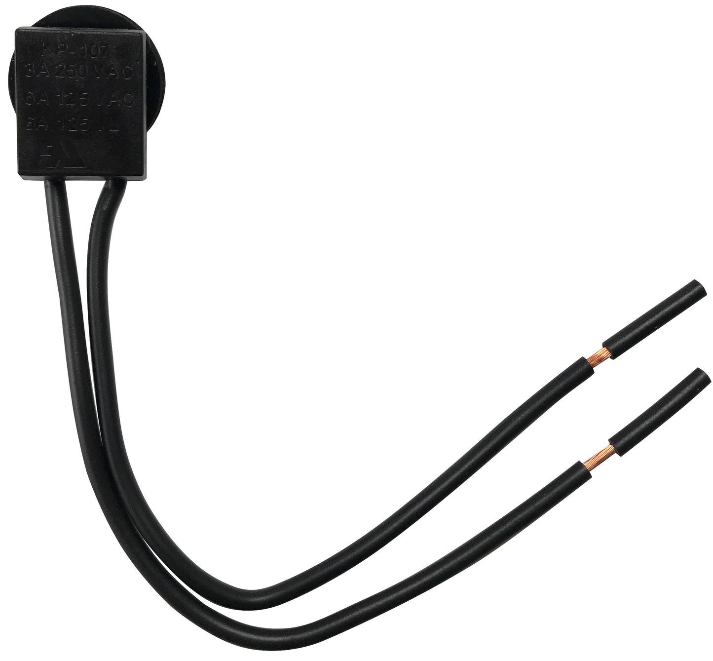 Waterproof Mini Black Push Button Switch 6A 125VAC SPST Ul Listed