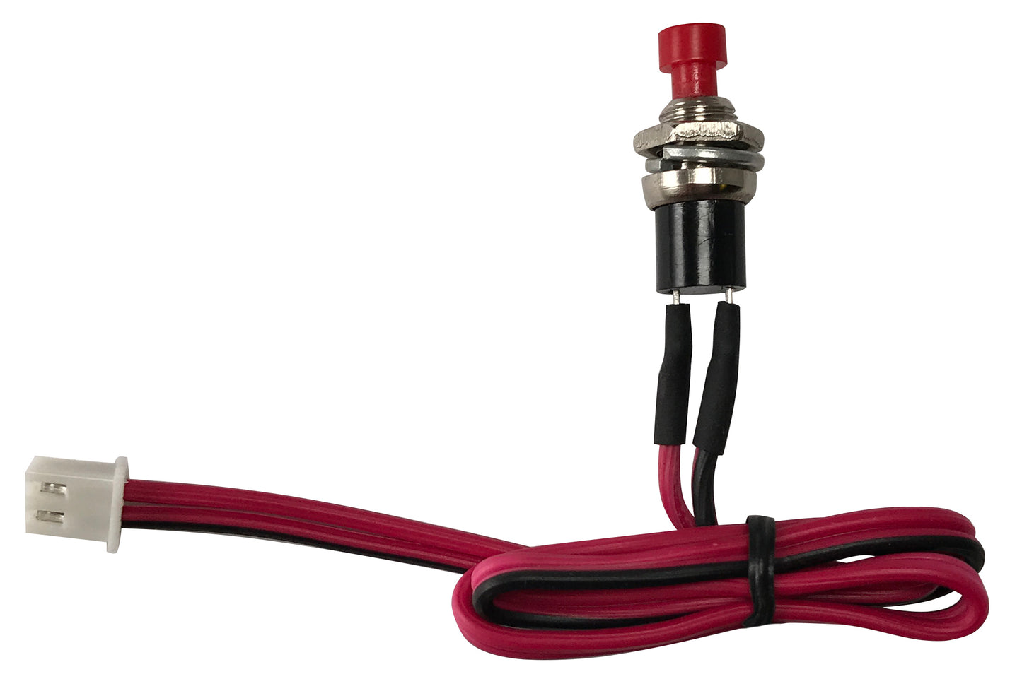 Mini Plug In Valet Push Button Switch With Leads - 1/4 Mounting