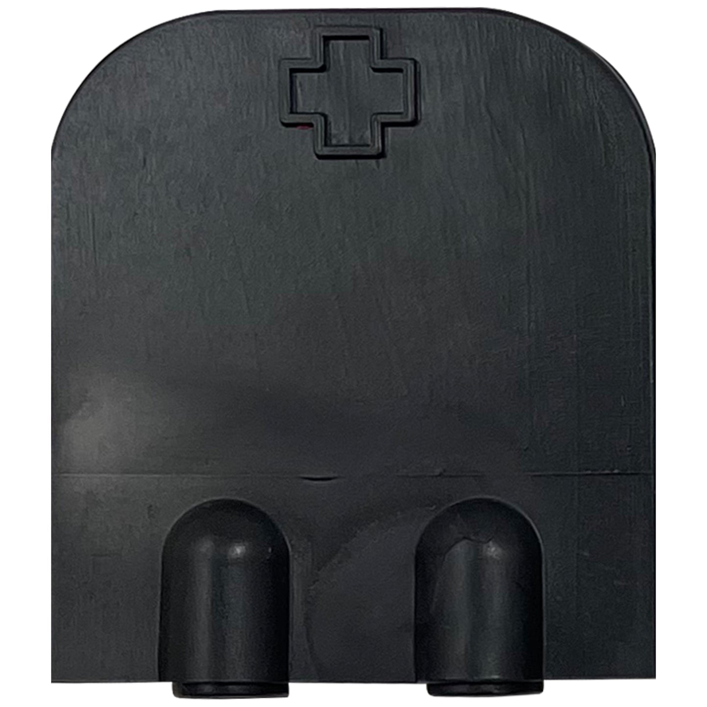 Dual Small Base Single Point Power Post - Black Base Plate Holder