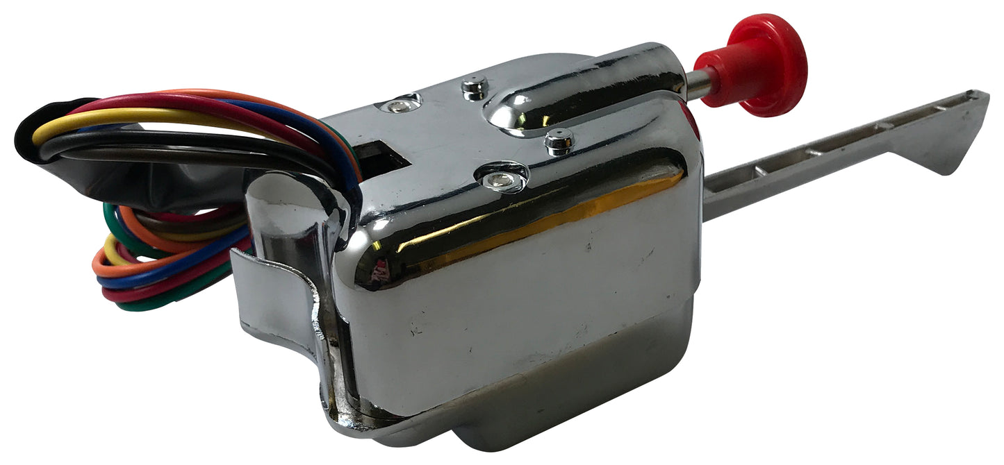 Universal Turn Signal Switch 7 Wire W/ Indicator Light & Emergency Flasher Button