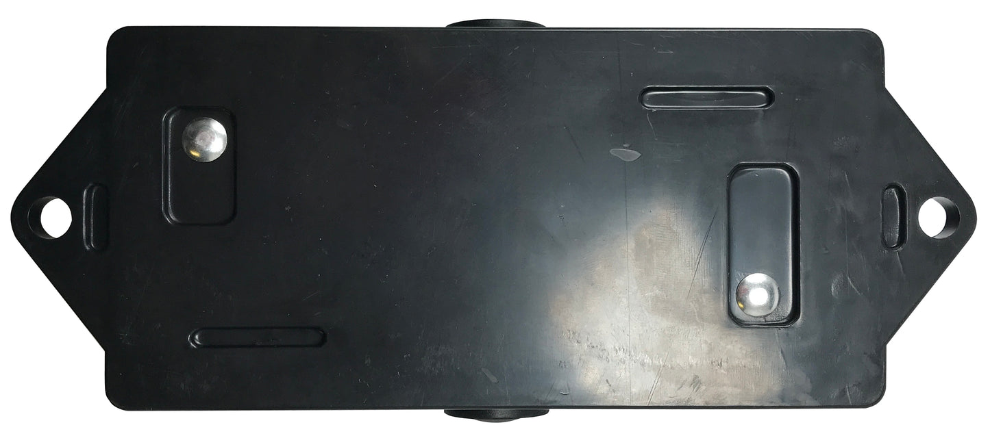 Black Plastic Seven Stud Terminal Weather Junction Box