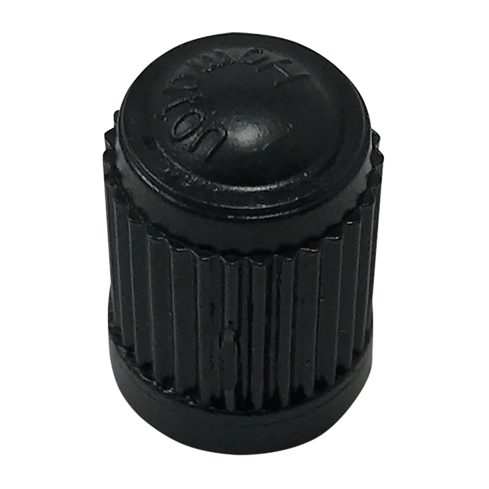 100 Pack Black Plastic Tire Valve Cap