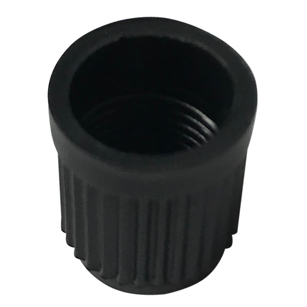 100 Pack Black Plastic Tire Valve Cap
