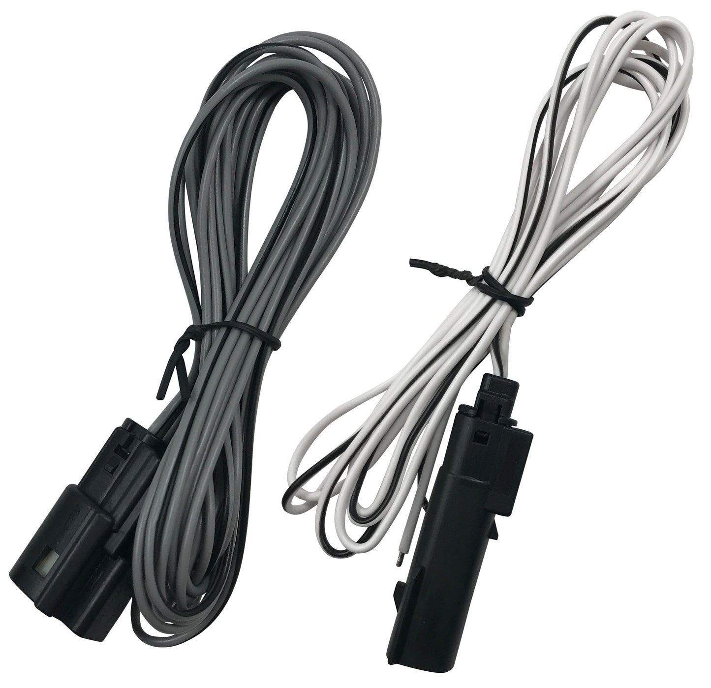 Universal 2-Pin Waterproof Connector 2-Way Wiring Harness W/ 6 FT Leads