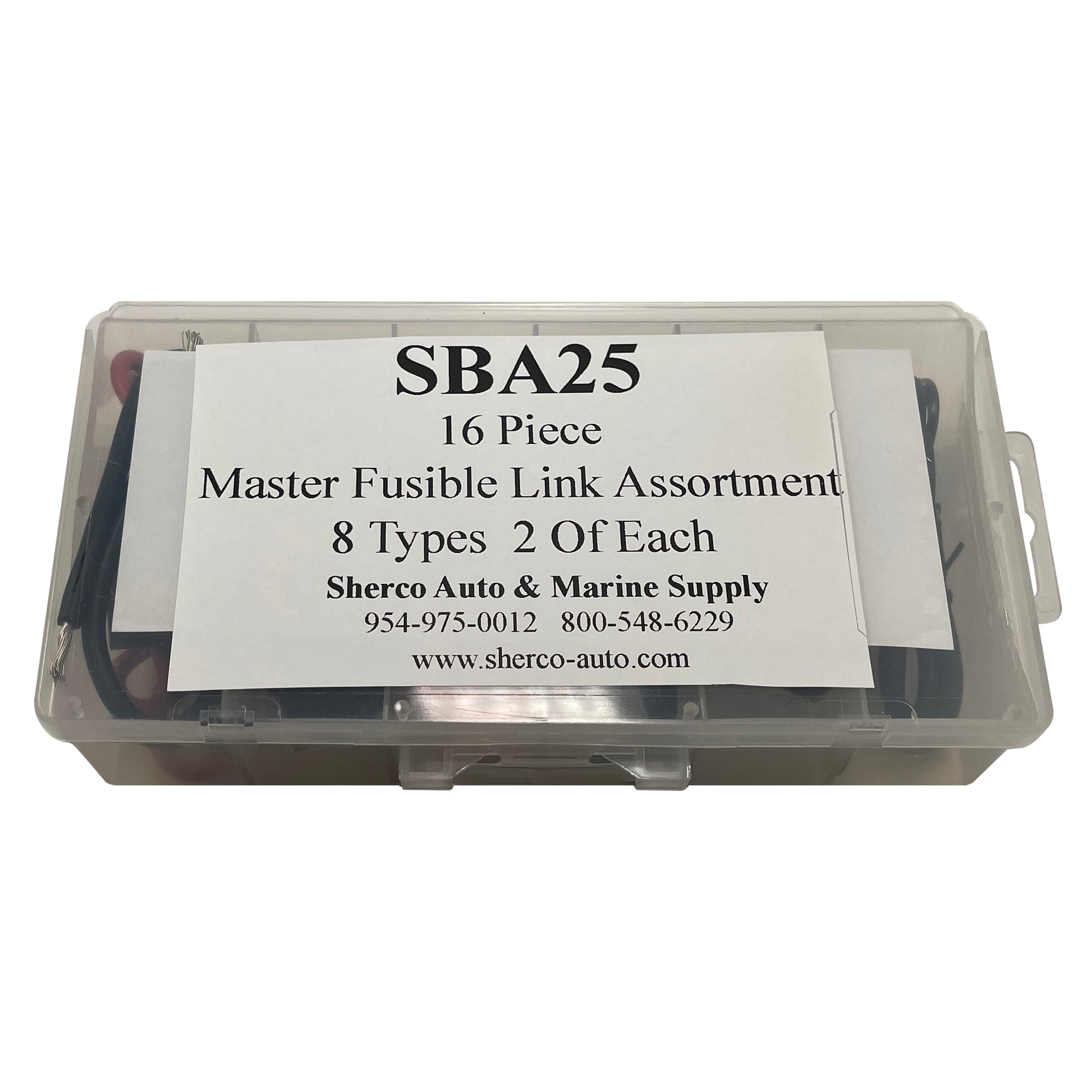 16 Piece Master Fusible Link Kit - 2 Each of 8 Types